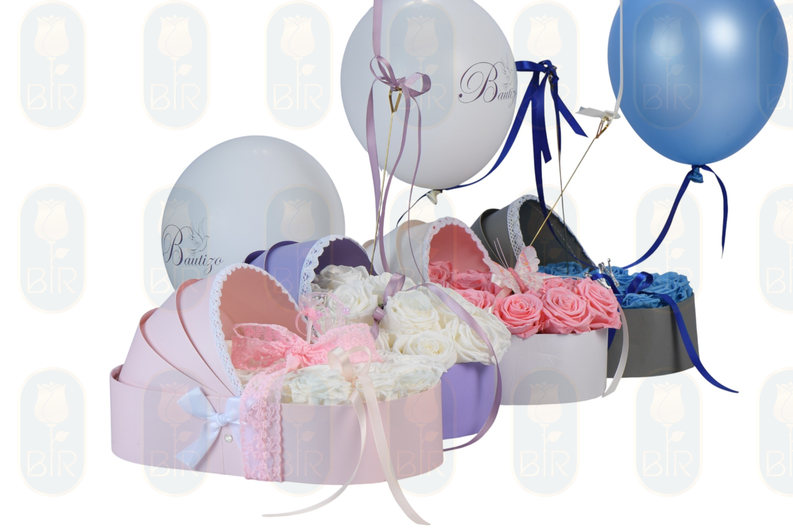 Preserved Baby Shower Flower Box