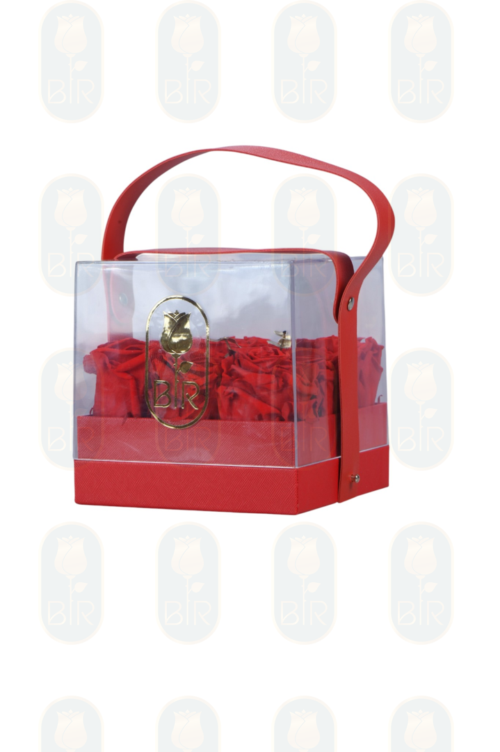 Purse Preserved Red Roses Box - Image 2