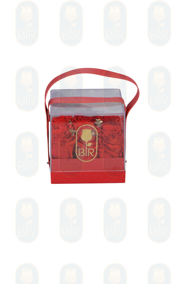 Purse Preserved Red Roses Box - Image 3